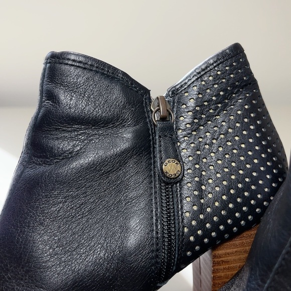 GOEX Full Grain Italian Leather Eudora Peep  Toe Sandal - Picture 10 of 12